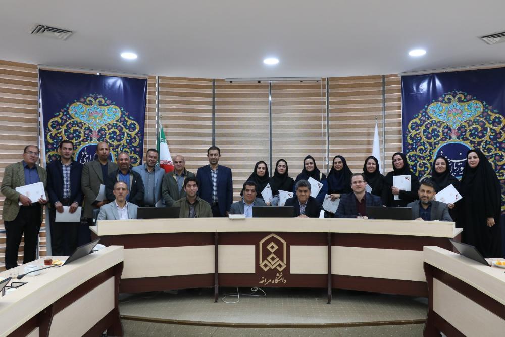 مراسم تقدیر از کارشناسان حوزه آموزش دانشگاه مراغه برگزار شد
